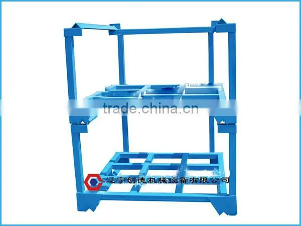 Economical and Industrial Flat Steel Rack Pallet Storaging Use Dismantaling Stackable Rack Pallet Racking System photo-5