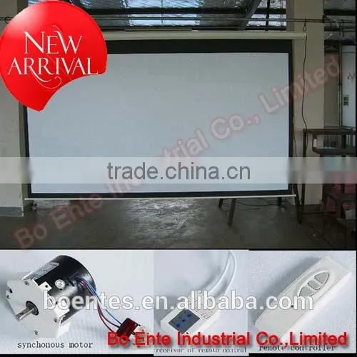 Wall&Ceiling Remote Control Electrical Projection Screen for 1:1 4:3 16:9 Projection Screen photo-2