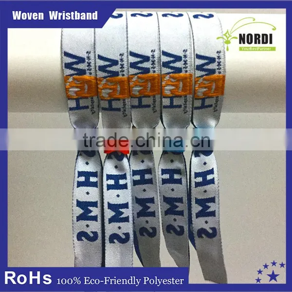 Plastic Button Woven Wristband/custom Woven Bracelet/woven Bracelet photo-6