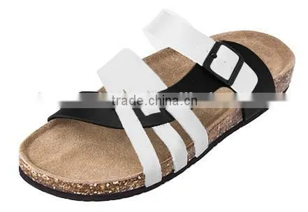 New Design Slippers,hot Sale Slippers, PU Cork Sole Slippers photo-3