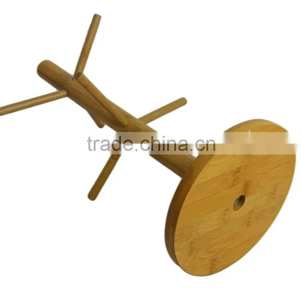 Bamboo 6 Cup Holder / Coffee Mug Stand / Mug Hanger Rack--Xingyuan photo-2