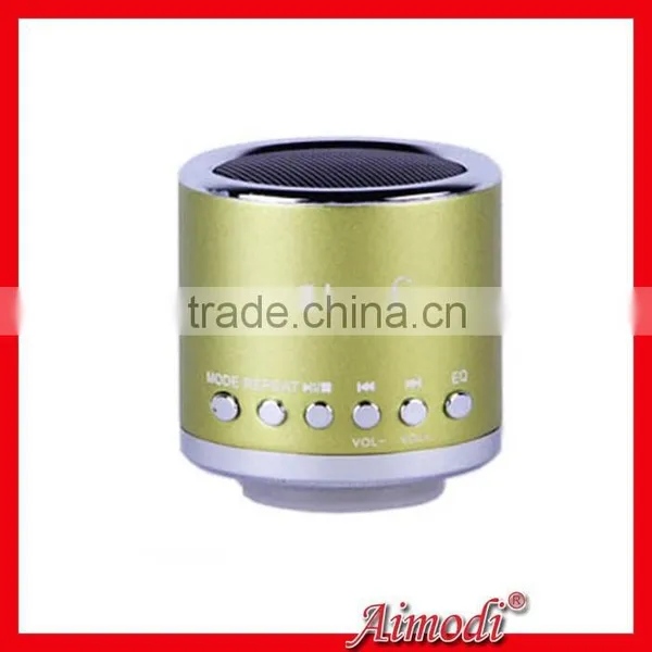 Super Bass Round Card Speaker Support FM Radio and MP3 Player photo-6