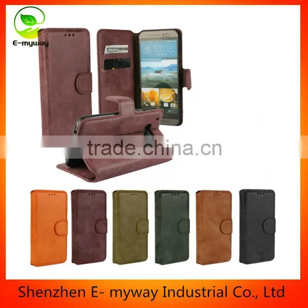 Scrub Magnetic PU Leather Wallet for Mobile Phones Wallet With Mobile Phone Holder