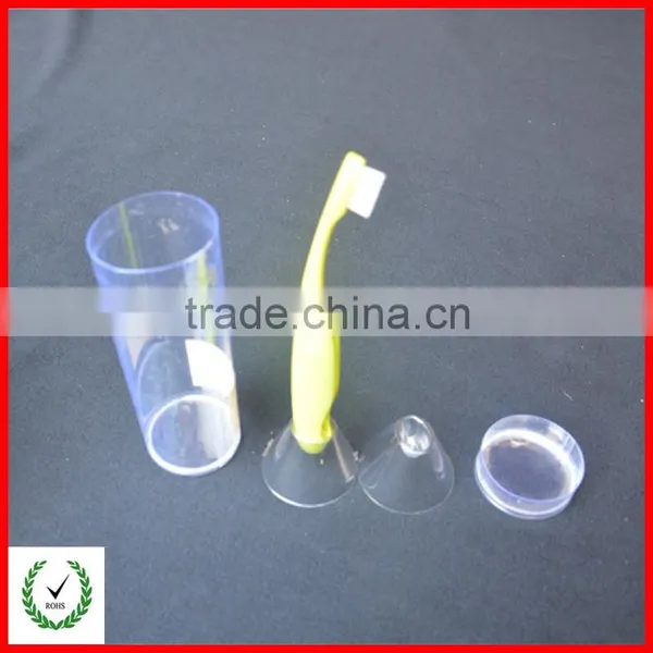 2015 Wholesale Factory Plastic Round Box for Toothbrush