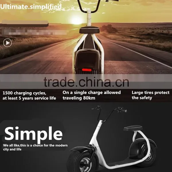 Newest Big Power Motorcycle 2 Wheel Electric Motor Scooter With 18*9.5inches Tire photo-4