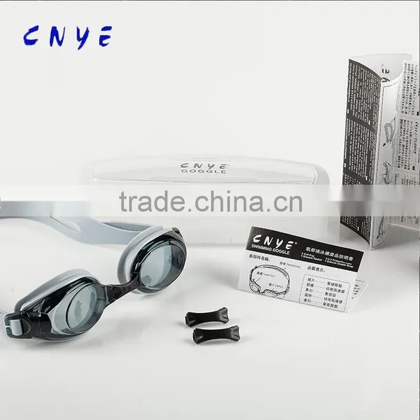 2015 Best UV-shield Mirror Coated Swimming Glasses With100% Silicone Strap photo-6