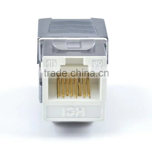 Network Solution Coated Cat 6A RJ45 UTP Keystone Jack photo-5