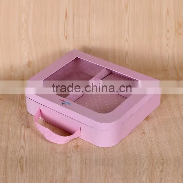 Luxury Rigid Cardboard Packaging Box for Clothes With Handle photo-6