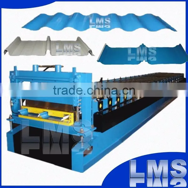 Galvanized Metal Roof Tile Building Corrugated Iron Sheet Making Machine photo-5