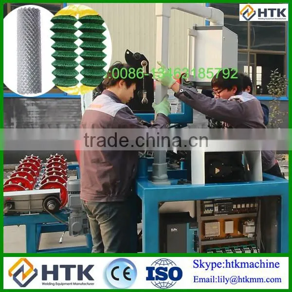 Automatic Stadium Fence Diamond Wire Mesh Making Machine Supplier photo-5
