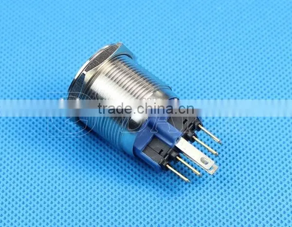 Daier Export 22mm Illuminated Pushbutton Switch, Anti Vandal Push Button Switch, Stainless Steel Pushbutton Switch Waterproof photo-2