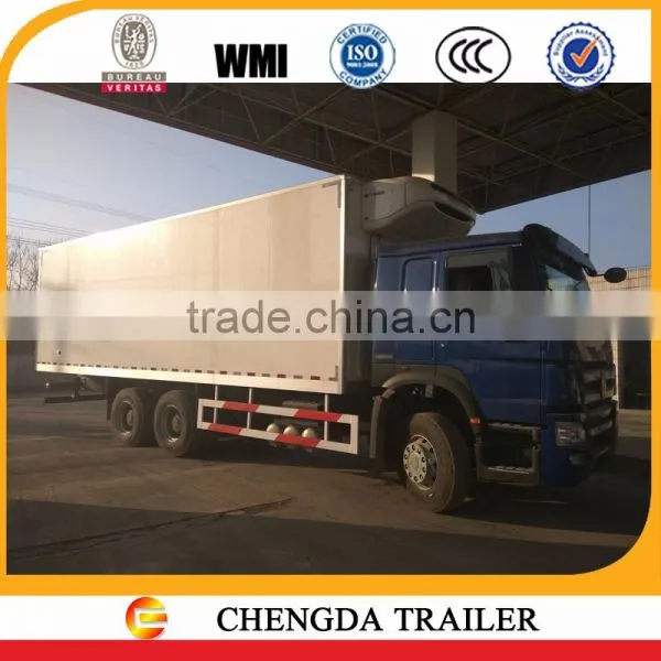 CHINA SINOTRUK HOWO 6X4 Cheap 10 Wheeler Refrigerator Chill Reefer Truck photo-4