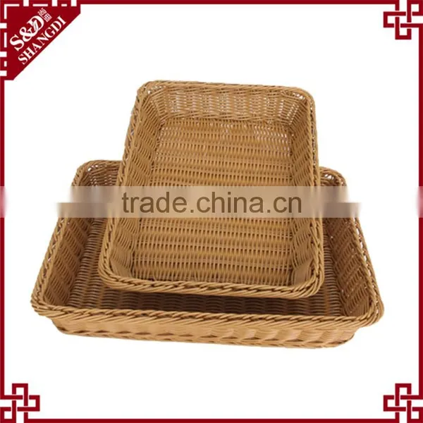 Functional Durable Rattan Woven Vegetable Store Equipment Fruit Basket photo-6