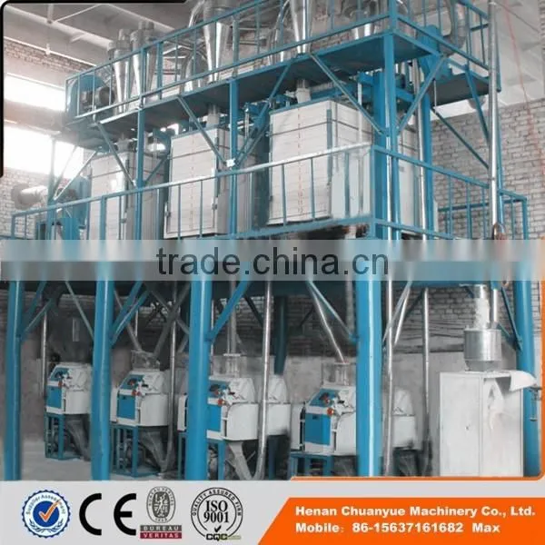 High Product Rate Low Labor Corn Flour Mills India