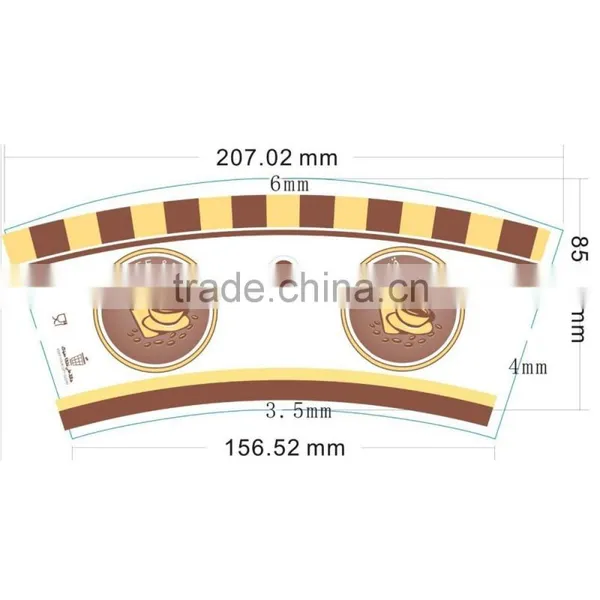 Different Size pe Coated Paper Cup Fans for Paper Cup photo-3