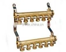 180 Degree Exhaust Water Brass Floor Heating Manifold photo-2