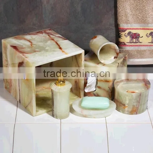Wholesale EXPORT QUALITY MANUFACTURER AND EXPORTERS ONYX BATHROOM ACCESSORIES COLLECTION photo-2