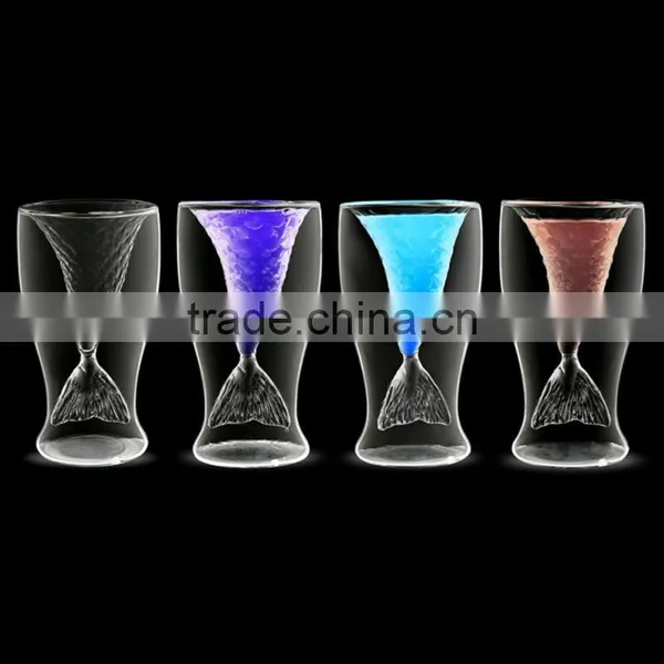300ML New Sharks Cup Handmade Glass Beer Mug photo-4