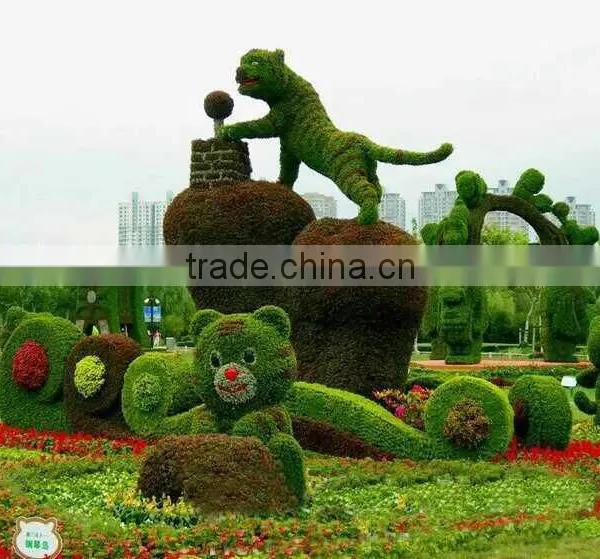 Highly Decorative New Design Artificial Grass Animal Topiary in Wholesale photo-3