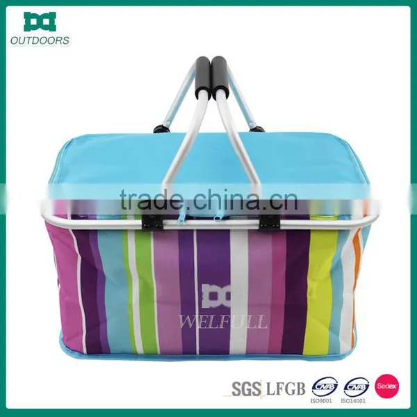 Folding Custom Picnic Basket Insulated photo-3
