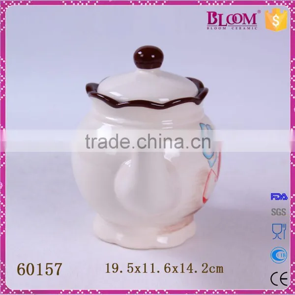 Decal Desgin Home Tableware for Cheap Ceramic Teapot photo-4