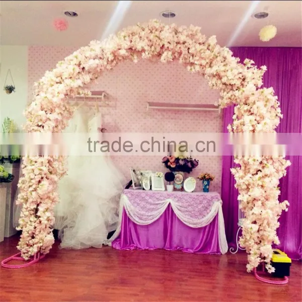 Decorative Arch Fake Wedding Blossom Flower Arch for Indoor photo-2