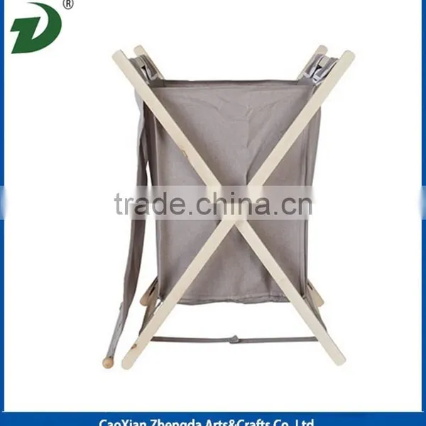 2017 New Design High Quality Wholesale Walnut Wood Laundry Basket photo-5