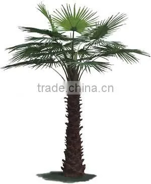GNW APM019 18ft High Outdoor Palm Tree Artificial Trees For Garden Park Decoration photo-3