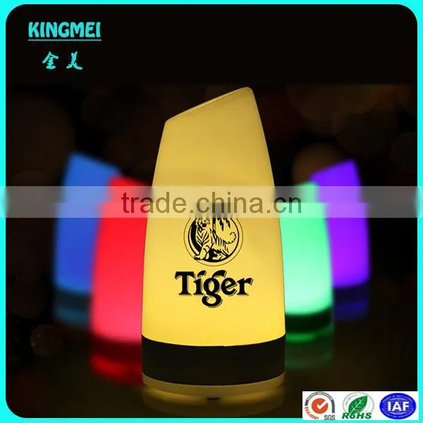 Triangle 3d Rechargeable LED Table Lamp & Table Lamp With Battery & Light up Lamp Plastic photo-3