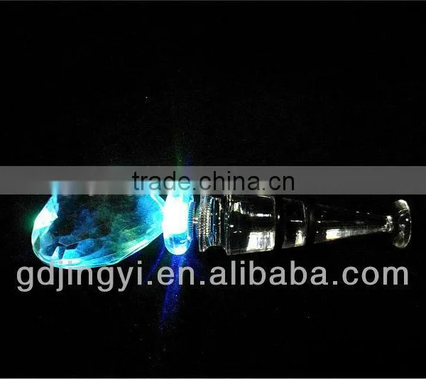 Latest Design Acrylic Led Color Changing Bar Wine Bottle Stopper Accessories photo-3