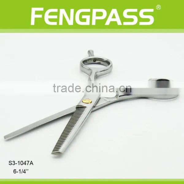 S3-1047A 6-1/4" Inch 2CR13 Stainless Steel With PP Handle Stainless Steel Thinning Shears Salon Hair Cut Scissors photo-4