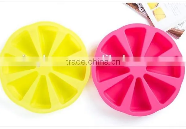 Large Round Silicone Cake Mould Slice Wheel Design Cake Tools photo-5