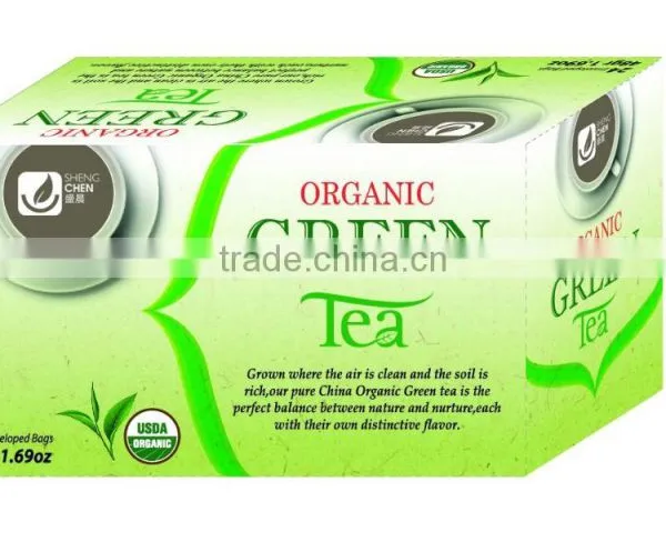 Organic Green Tea Bags / China Supplier Organic Green Tea Bags 2g*20bags Sell to UAE USA CANADA ALERGIA photo-2