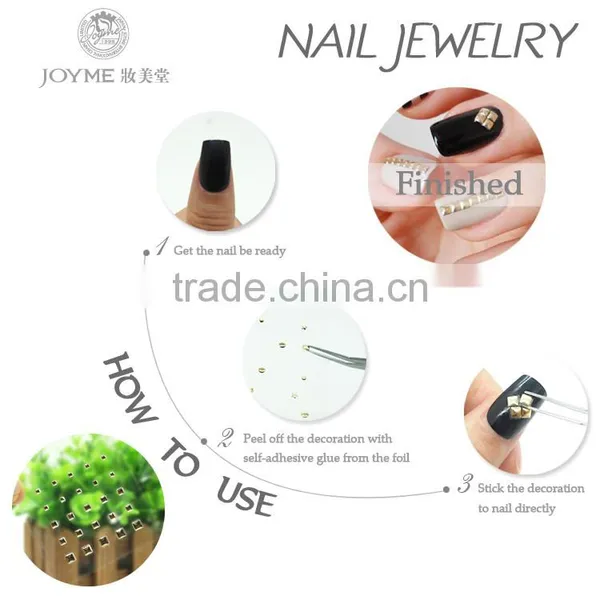 Bling Glitter 3D Pearl Charm Cute Tips Nail Stickers photo-6