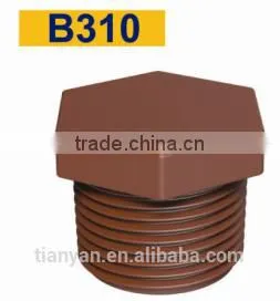 TY High Quality PP Threaded Pipes&fittings MALE PLUG Eco-friendly Cheap Price Full Size Factory Price List Discount photo-2