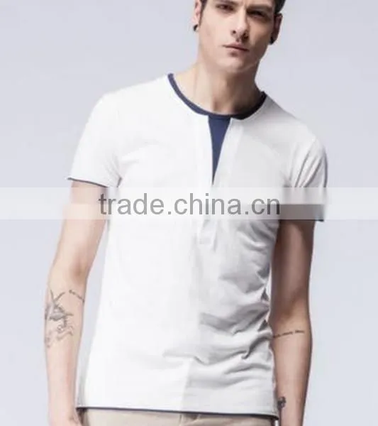 Printed cotton t-shirt for men