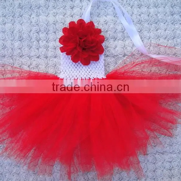 Crochet Top Tutu Lined Kids Mini Short Skirt photo-2