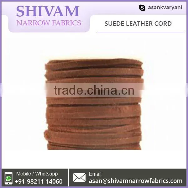 Manufacturer Supplying Various Sizes Round Leather Cord at Affordable Price photo-4