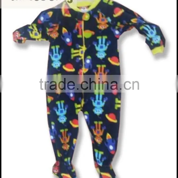 TinaLuLing Brand Baby Leopard Polar Fleece Pajamas Children Footless Pajama photo-3