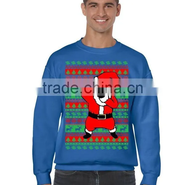 Wholesale Ugly Christmas Hand Knitting Cotton Pullover Sweater Designs photo-4