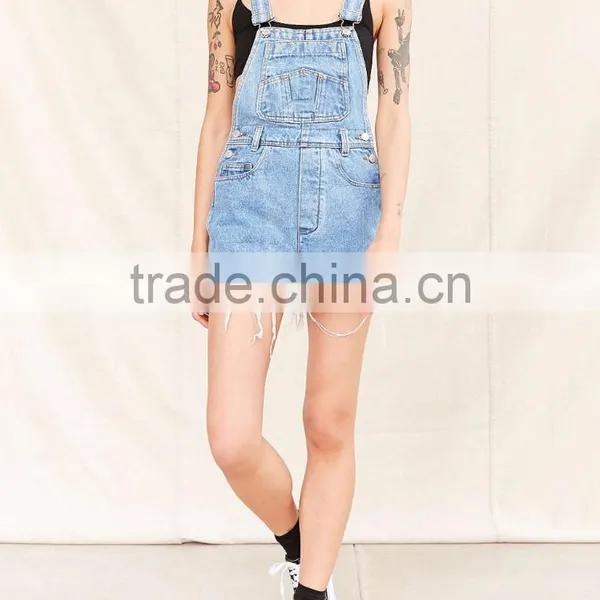 Ladies New Model Summer Jumpsuit Top Design Jeans Pants for Women photo-6