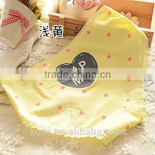 Teen Girls Cotton Colorful Underwear Women Lace Panties High Quality Cotton Underpants E16 photo-3