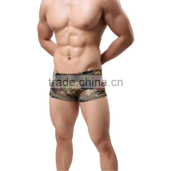 Hot Selling Men Shorts Underwear Military Camouflage Underpants Men Fashion Style Boxers photo-3