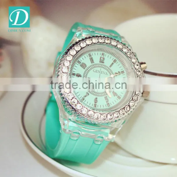 Hot Sale 6 Colors Casual Lady Girl Silicone Quartz Watches Best Gift photo-3
