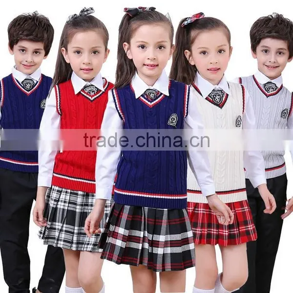 Custom Cheap Nice Design Cool School Uniforms School Clothes for Kids on Sale photo-6