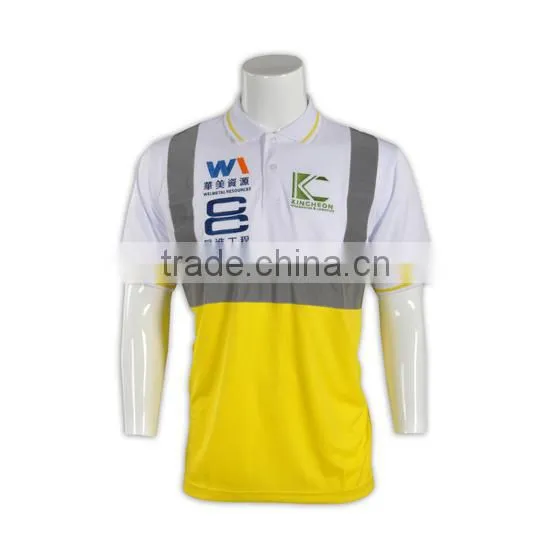 IS09001/BSCI Factory EN471 Reflective Safety Polo Shirt photo-3