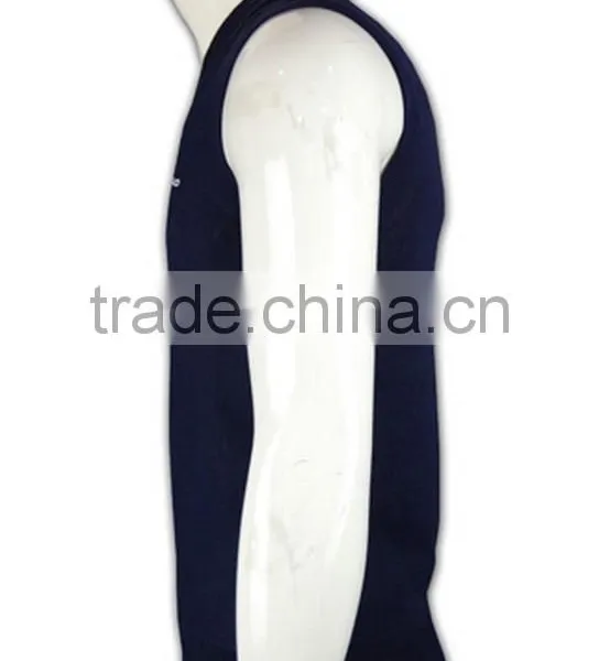 ISO9001/BSCI Manufature Fashionable Navy Blue Oversized Cardigan Vest photo-2
