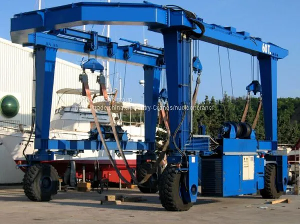 Mobile Yacht Boat Hoist Lift Gantry Crane photo-5