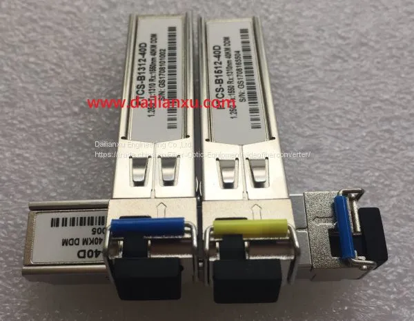 SFP Single-fiber Mdoule 1.25G 1550/1310nm 40KM DDM LC Simple-fiber Module Compatible With H3C Huawei ZTE HP CISCO DLINK photo-3