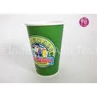 Food Grade 14 Ounce Paper Cold Cup 375ml Volume For Milkshake / Juice